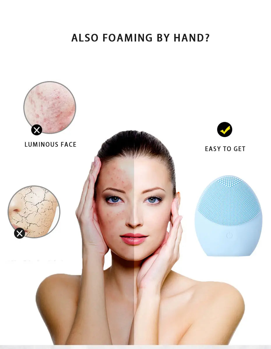 Silicone Face Brush | Silicone Face Scrubber | Sandy's Boutique